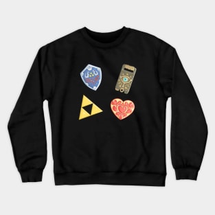 Gaming Items Stickers V Crewneck Sweatshirt